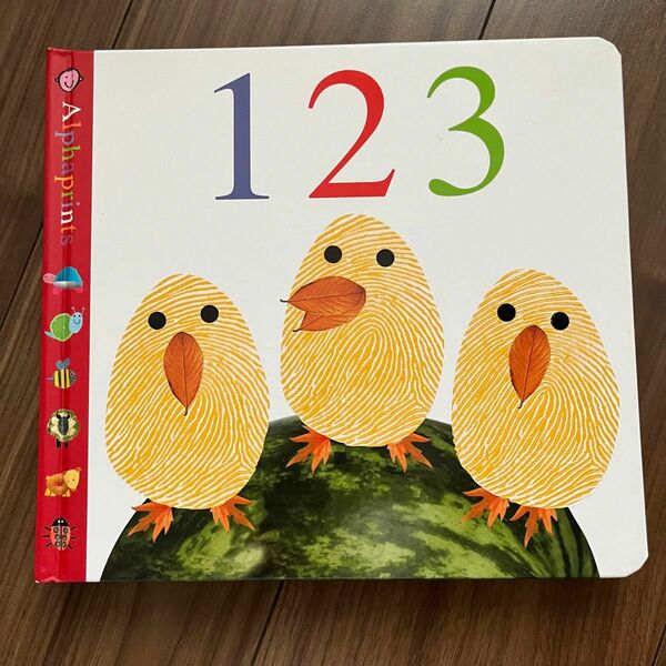 1 2 3. Alphaprints Board book 英語絵本