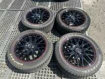 Leyseen PRAVA9M Jr スタッドレス付社外ホイール4本セット 16in×6.5J ET38 GRIPMAX GRIP ICE X 205/55R16【中古/埼玉より発送】_画像1