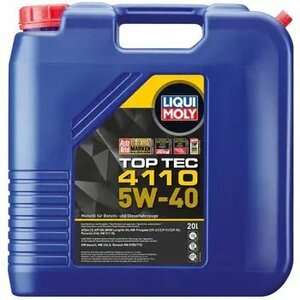 LIQUI MOLY リキモリ トップテック4110 5W40 20L 21480 エンジンオイル 5W-40 20L 20リットル Motor Oil Top Tec 4110 5W40