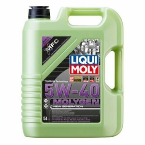 LIQUI MOLY リキモリ モリジェンニュージェネレーション 5W40 5L 8536 エンジンオイル 5W-40 5L 5リットル Molygen New