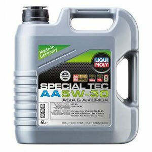 LIQUI MOLY リキモリ スペシャルテックAA 5W30 4L 20896 エンジンオイル 5W-30 4L 4リットル Special Tec AA 5W-30