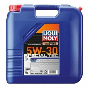 LIQUI MOLY リキモリ スペシャルテックLL 5W30 20L 20928 エンジンオイル 5W-30 20L 20リットル Special Tec LL 5W-30