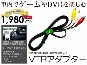 メール便送料無料 外部入力 VTRアダプター ホンダ ストリーム RN1/2/3/4/5 純正ナビ用 VTR入力 接続ハーネス カーナビ カーモニター