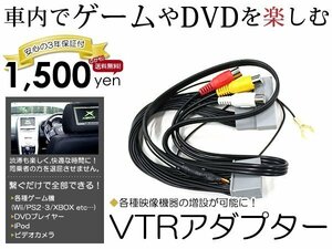 メール便送料無料 外部入力 VTRアダプター 三菱 アウトランダー CW4W/CW5W/6W 純正ナビ用 VTR入力 接続ハーネス カーナビ カーモニター