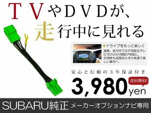 メール便送料無料 走行中テレビが見れる レガシィアウトバック BRF M スバル テレビキット テレビキャンセラー ジャンパー 解除