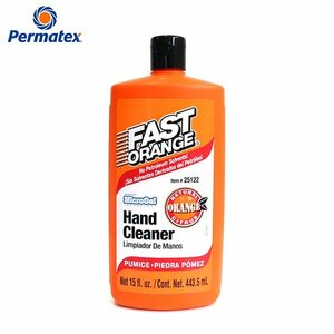 パーマテックス Permatex ファーストオレンジスクラブ入リ (443ml) ハンド クリーナー 外出先 水無し 手洗い ソープ PTX25122