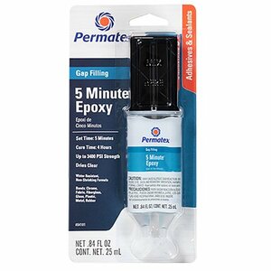 パーマテックス Permatex 汎用タイプパーマポキシー ( 2液性/各25ml ) 自動車用 接着剤 燃料系 亀裂の補修 PTX84101