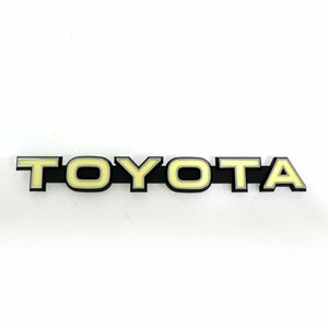 【メール便送料無料】 70系 ランクル 純正 エンブレム 1個 TOYOTA グリル用 ロゴ リア リヤ 横幅32cm 高さ4cm ランドクルーザー