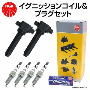 NGK スパークプラグ ＆ イグニッションコイル セット 6本セット BKR5EIX-11P U4008 スズキ ジムニー シエラ JB43W イリジウムMAXプラグ