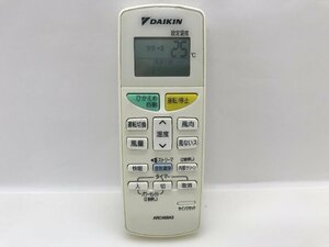 ダイキン　エアコンリモコン　ARC468A3　中古品C-8965