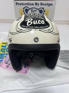 【新品】BUCO ブコ グレイトフルデッド トイズマッコイ スモールブコ 57.5cmジェットヘルメット ヘルメット ホワイト