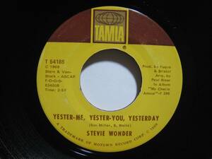 【7”】 STEVIE WONDER / YESTER-ME, YESTER-YOU, YESTERDAY US盤 スティービー・ワンダー イエスター・ミー