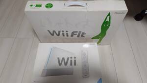 ニンテンドー Wii 本体 Wii Fit リモコン ソフトセット中古