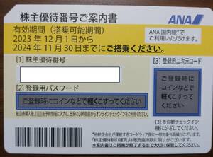 全日空ANA株主優待券1枚