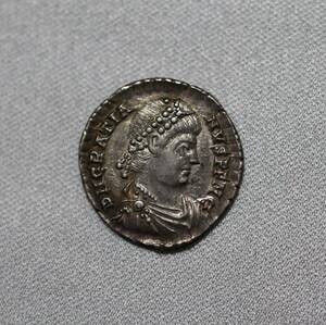 古代ローマ帝国 Roman Empire　銀貨　シルカ銀貨　シリカ銀貨　siliqua グラティアマス Gratian 367-383 