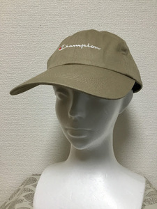 ★送料込 チャンピオン Champion CAP キャップ ベージュ 06 0509