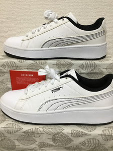 ◎美品 送料込◆24.5 プーマ PUMA スニーカー 白 05◆0515