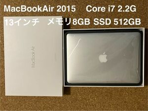 MacBook Air 13inch Core i7 8GB 512GB Early2015