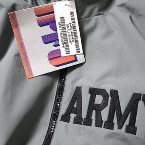 デッドストック US ARMY IPFU トレーニングジャケット グレー 実物 米軍 放出品 フィットネス スポーツ ジャンパー トレーニング ナイロンの画像4