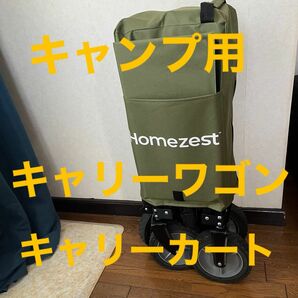 【キャンプ引退品】キャリーワゴン、キャリーカート Homezest 【車乗り入れ不可のサイトに】