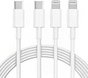 iPhone充電ケーブル 純正 USB-C to Lightningケーブル 【MFi認証】100cm2本セット iPhone ケ