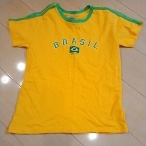 ユーズド・BRASILロゴTシャツ