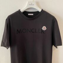 サイズXL Moncler ロゴ+ワッペン　BLACK _画像5