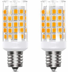 LED 電球 E12 口金直径12mm 可調光 豆電球 全方向 電球色 AC 110V トウモロコシライト