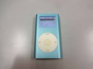 【動作確認済】APPLE iPod mini ブルー CF換装 32GB Model A1051 M9436J 第1世代