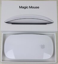 S◇中古品◇充電式ワイヤレスマウス Apple Magic Mouse ホワイト MK2E3J/A アップル マジックマウス 箱・説明書つき_画像1