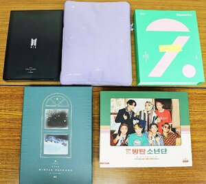 M* secondhand goods *DVD BTS 5 point together set 2019 SUMMER/2020WINTER/Memories/2021/WINTER * photo card etc. lack of equipped * reproduction not yet verification 