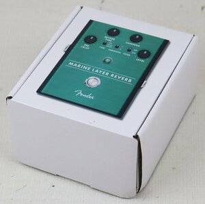 S* secondhand goods * effector Reverb [MARINE LAYER REVERB PEDAL] Fender/ fender size ( approximately ):12.7×10.2×6.2cm