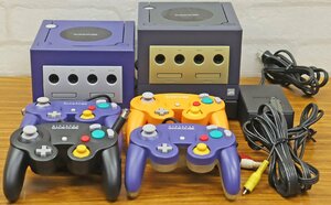 S* junk * game machine [ Nintendo Game Cube set sale ] Nintendo/ nintendo body / controller / cable / Game Boy player 