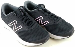 S♪中古品♪ランニングシューズ 『2E WE420FB2 (ブラック/ピンク) 23cm』 New Balance レディース ジョギング/ウオーキング スニーカー