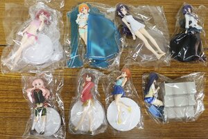 S◇中古品◇美少女系フィギュア 8点 まとめてセット ラブライブ/シンデレラプロジェクト/バカとテストと召喚獣/ソードアートオンライン 他