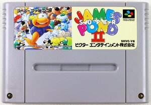 P♪中古品♪スーパーファミコン ソフト 『SUPER JAMES POND Ⅱ』 ビクター エンタテインメント ジャンル：アクション 1993年07月23日発売