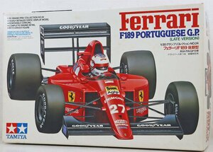 S◎中古品◎プラモデル『1/20グランプリコレクションNO.24 フェラーリF189 後期型 ポルトガルGP仕様』 TAMIYA/タミヤ 内袋未開封・未組立