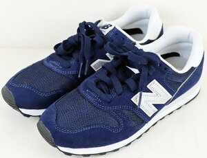 P◇中古品◇スニーカー レディース 24.0cm NB D ML373KN2 ネイビー ニューバランス/new balance 本体のみ 付属品なし