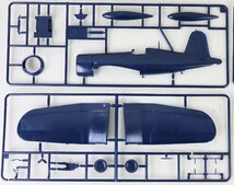 S◇ジャンク品◇プラモデル 1/48 ボート F4U-4 コルセア アメリカ海軍艦上戦闘機 Hasegawa/ハセガワ 未組立 箱・組立書つき_画像4