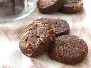 [. small shop ] almond chocolate cookie 