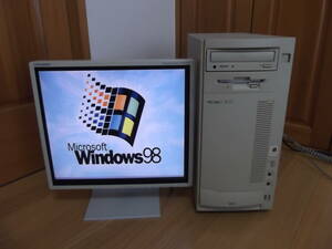 [ рабочее состояние подтверждено ]NEC PC98 tower type персональный компьютер PC-9821Xt13/K12 (Windows98&MS-DOS6.2 мульти- пуск )