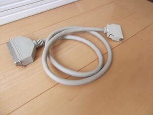SCSI connection cable ( cent roniks full pitch 50 pin -- comb shape half pitch 50 pin ) / exhibition control No.KS06