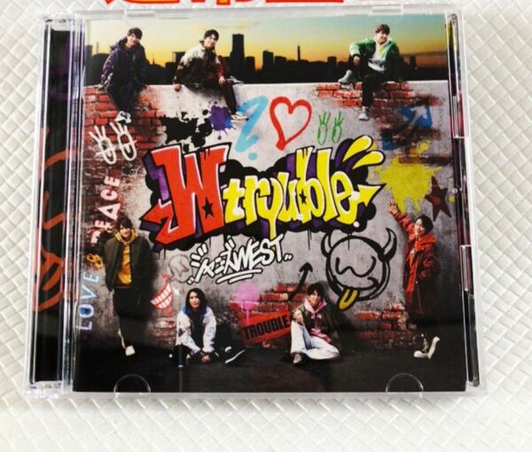 初回盤B〈CD+DVD〉　ジャニーズWEST『W trouble』　WEST.　他1点　　　※w869e