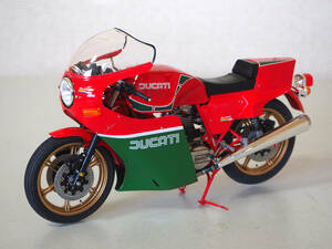 * Tamiya 1/12 Ducati 900 Mike * Hailwood replica plastic model painted final product TAMIYA