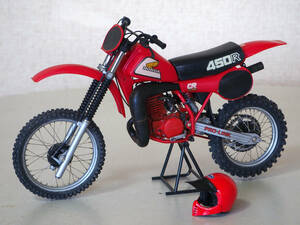 ★タミヤ　1/12 Honda CR450R プラモデル 塗装済 完成品　TAMIYA