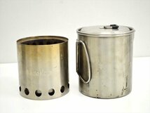 KM563●現状品●SOLO STOVE ソロストーブ　タイタン/焚火台＆ポット　キャンプファイヤー_画像3