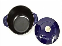 KM563●中古品●STAUB ストウブ　両手鍋　16cm_画像3