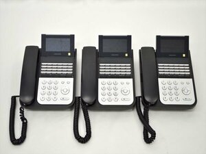 KM560* текущее состояние товар *NAKAYOnakayo телефон NYC-24iF-SDB телефонный аппарат 3 шт. комплект работоспособность не проверялась 