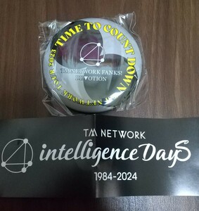tmn network TM NETWORK 40th FANKS intelligence Days ~YONMARU~ hall limitation 2024 unused Komuro Tetsuya rare ga tea badge count down