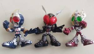 仮面ライダー剣 仮面ライダーブレイド ヘッドヒーローズ ギャレン カリス ディフォルメ フィギュア 人形